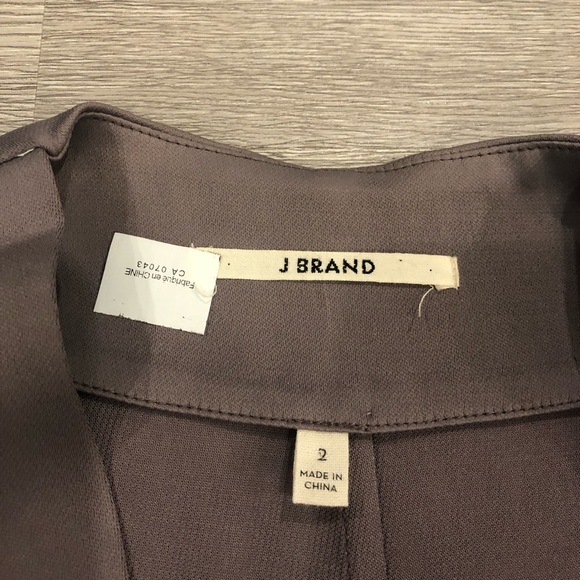 J Brand Linen Blend Deep V Neck Top Size S - Picture 3 of 5